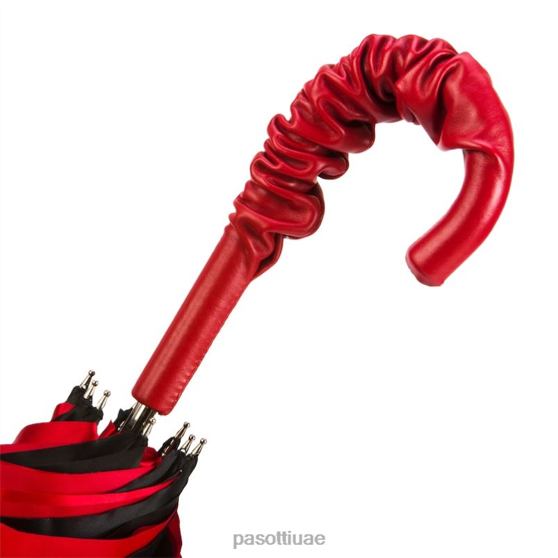 مظلة | 343n plat-26 plat-34 a35 - مظلة ذات ملمس إسباني مع تطبيقات ورود حمراء، قماش مزدوج PASOTTI Z446V537